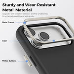 Capa de telemóvel Mocome simples com bolsa magnética para cartões, para iPhone 17 Pro Max, para iPhone 17 Pro