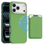 Capa de telemóvel Mocome simples com bolsa magnética para cartões, para iPhone 17 Pro Max, para iPhone 17 Pro