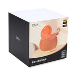 ZGA WX08 Coluna Bluetooth Multifuncional 15W com Carregador Sem Fios para Telemóvel e Relógio, WX08