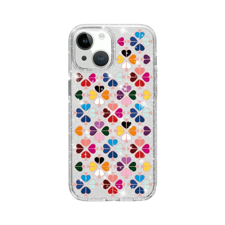 Capa de Telefone com Padrão de Coração Vermelho Cristalino Brilhante, Para iPhone 15, Para iPhone 14 Plus, Para iPhone 14, Para iPhone 14 Pro, Para iPhone 14 Pro Max, Para iPhone 13 Pro Max, Para iPhone 13 Pro, Para iPhone 13