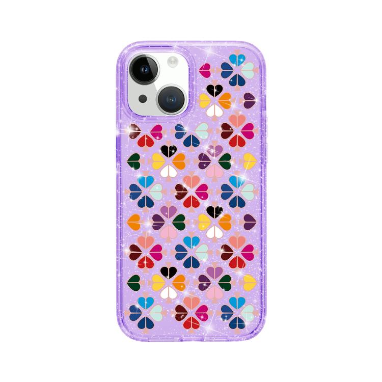 Capa de Telefone com Padrão de Coração Vermelho Cristalino Brilhante, Para iPhone 15, Para iPhone 14 Plus, Para iPhone 14, Para iPhone 14 Pro, Para iPhone 14 Pro Max, Para iPhone 13 Pro Max, Para iPhone 13 Pro, Para iPhone 13