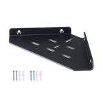 Prateleira de Canto de Acrílico Montada na Parede Estante de Armazenamento Triangular, Pacote Único, 2pcs/Pacote