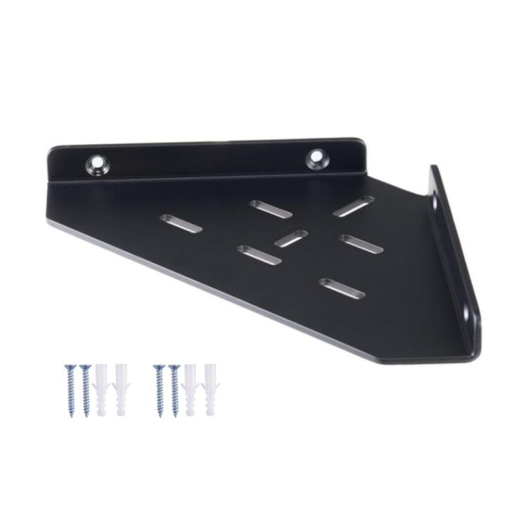 Prateleira de Canto de Acrílico Montada na Parede Estante de Armazenamento Triangular, Pacote Único, 2pcs/Pacote