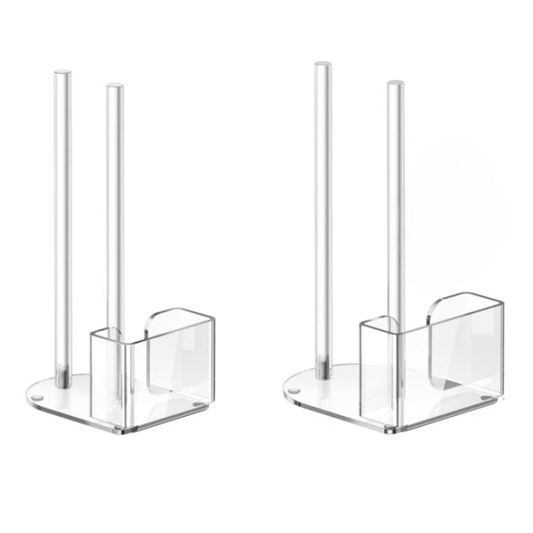 Suporte Transparente para Tampa de Frasco Mason em Acrílico, Boca Regular 70mm, Boca Regular 86mm, 2pcs/Pack 70mm e 86mm