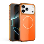 Capa de telemóvel magnética translúcida em PC resistente a choques, para iPhone 17 Pro Max, para iPhone 17 Pro