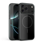 Capa de telemóvel magnética translúcida em PC resistente a choques, para iPhone 17 Pro Max, para iPhone 17 Pro