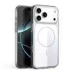 Capa de telemóvel magnética translúcida em PC resistente a choques, para iPhone 17 Pro Max, para iPhone 17 Pro