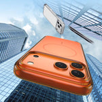 Capa de telemóvel magnética translúcida em PC resistente a choques, para iPhone 17 Pro Max, para iPhone 17 Pro
