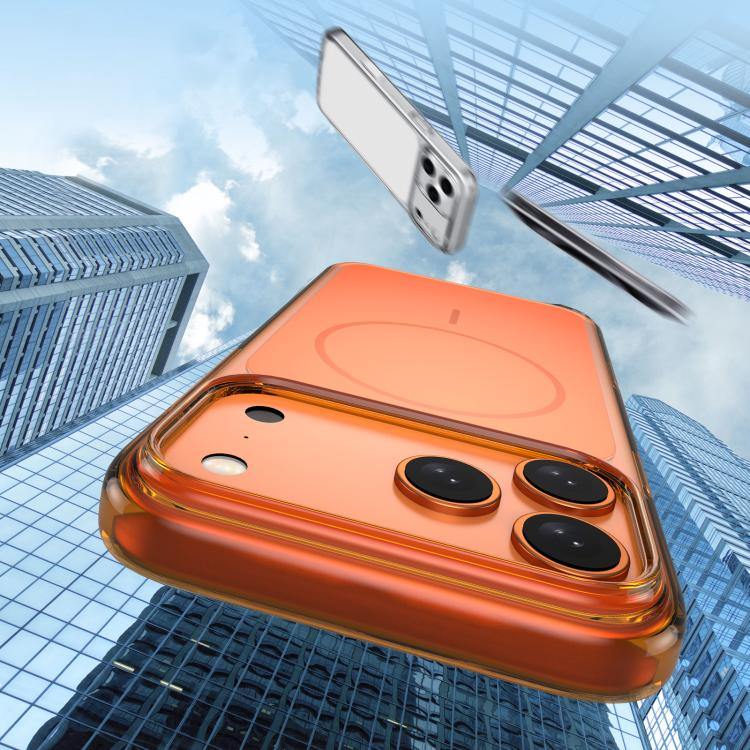 Capa de telemóvel magnética translúcida em PC resistente a choques, para iPhone 17 Pro Max, para iPhone 17 Pro