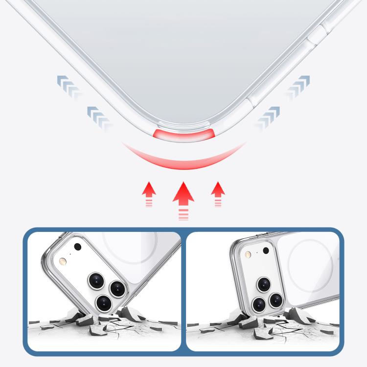 Capa de telemóvel magnética translúcida em PC resistente a choques, para iPhone 17 Pro Max, para iPhone 17 Pro