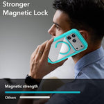Capa de telemóvel magnética em acrílico com cobertura total e clipe traseiro, para iPhone 17 Pro Max, para iPhone 17 Pro, para iPhone 17, para iPhone Air, para iPhone 16 Pro Max, para iPhone 16 Pro