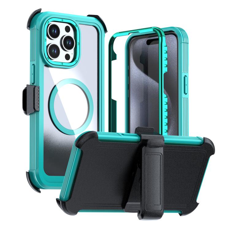 Capa de telemóvel magnética em acrílico com cobertura total e clipe traseiro, para iPhone 16 Plus, para iPhone 16, para iPhone 15 Pro Max, para iPhone 15 Pro, para iPhone 15 Plus / 14 Plus, para iPhone 15