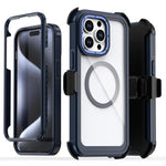 Capa Magnética de Acrílico com Cobertura Total e Clipe Traseiro para Telemóvel, Para iPhone 14 / 13, Para iPhone 14 Pro, Para iPhone 14 Pro Max, Para iPhone 13 Pro Max, Para iPhone 13 Pro, Para iPhone 12 / 12 Pro