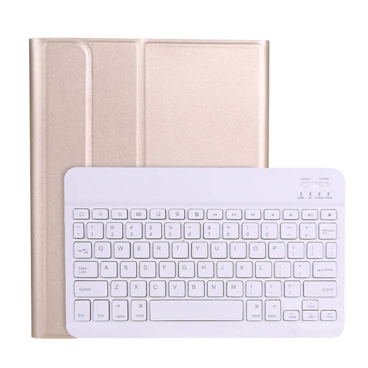A098B Capa protetora destacável ultrafina TPU com teclado Bluetooth para iPad Air 11 2024 / 2025 / Air 4 10.9 polegadas 2020, com suporte e slot para caneta, A098B