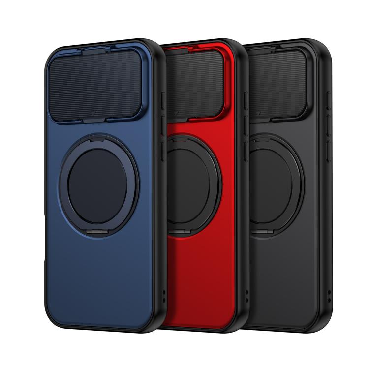 Capa híbrida PC TPU com suporte magnético ShellGod, rotação e proteção para lente, para iPhone 17 Pro Max, para iPhone 17 Pro