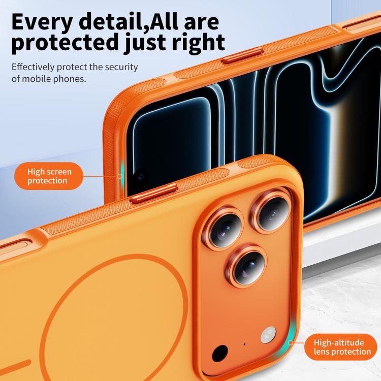 Capa de Telemóvel Magnética Imitando Original com Duas Cores e Suporte, Para iPhone 17 Pro Max, Para iPhone 17 Pro
