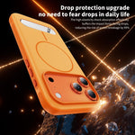 Capa de Telemóvel Magnética Imitando Original com Duas Cores e Suporte, Para iPhone 17 Pro Max, Para iPhone 17 Pro