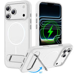 Capa de Telemóvel Magnética Imitando Original com Duas Cores e Suporte, Para iPhone 17 Pro Max, Para iPhone 17 Pro