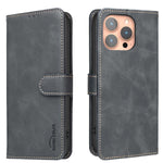 Capa de telemóvel em pele vegana com textura de bezerro de cor sólida e RFID, Para iPhone XS Max, Para iPhone 6 Plus/7 Plus/8 Plus, Para iPhone 6 / 7 / 8