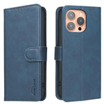 Capa de telemóvel em pele vegana com textura de bezerro de cor sólida e RFID, Para iPhone XS Max, Para iPhone 6 Plus/7 Plus/8 Plus, Para iPhone 6 / 7 / 8