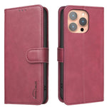 Capa de telemóvel em pele vegana com textura de bezerro de cor sólida e RFID, Para iPhone XS Max, Para iPhone 6 Plus/7 Plus/8 Plus, Para iPhone 6 / 7 / 8