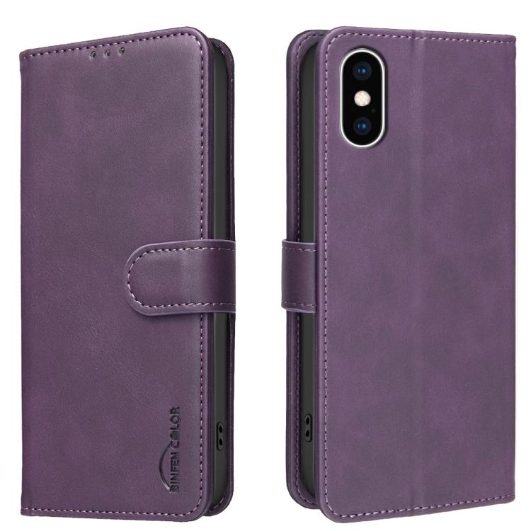 Capa de telemóvel em pele vegana com textura de bezerro de cor sólida e RFID, Para iPhone XS Max, Para iPhone 6 Plus/7 Plus/8 Plus, Para iPhone 6 / 7 / 8