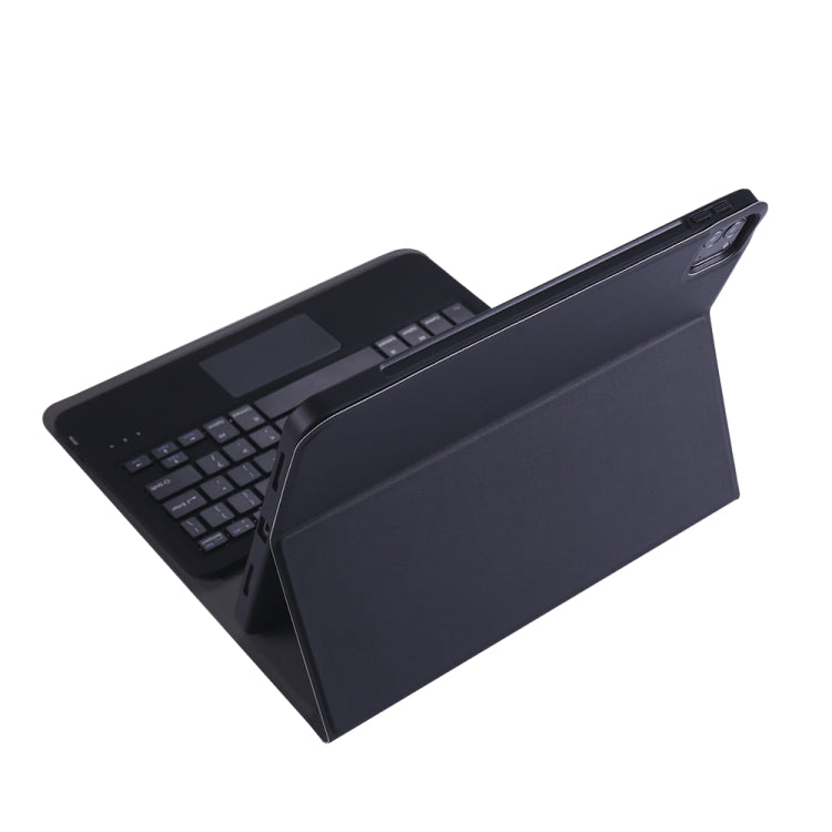 A098B-A Capa protetora destacável ultrafina ABS com teclado Bluetooth + TPU para iPad Air 11 2024 / 2025 / Air 4 10.9 polegadas 2020, com suporte, slot para caneta e toque, A098B-A