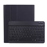 A098BS Capa protetora destacável ultrafina com teclado Bluetooth retroiluminado para iPad Air 11 2024 / 2025 / Air 4 10.9 polegadas 2020, com suporte e slot para caneta, A098BS