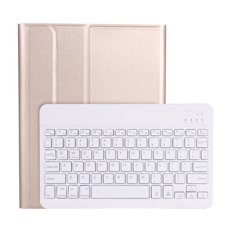 A098BS Capa protetora destacável ultrafina com teclado Bluetooth retroiluminado para iPad Air 11 2024 / 2025 / Air 4 10.9 polegadas 2020, com suporte e slot para caneta, A098BS