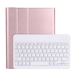 A098BS Capa protetora destacável ultrafina com teclado Bluetooth retroiluminado para iPad Air 11 2024 / 2025 / Air 4 10.9 polegadas 2020, com suporte e slot para caneta, A098BS