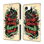 Capa de Telemóvel em Pele Vegana Pintada com Efeito Cristalino, Para iPhone 17e / 16e, Para iPhone 17 Pro Max, Para iPhone 17 Pro, Para iPhone 17