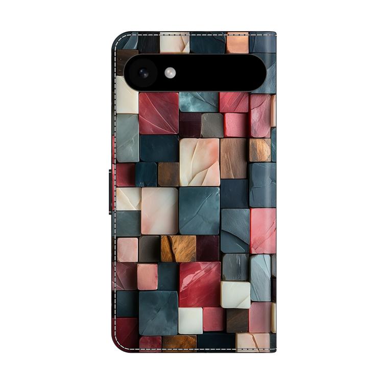 Capa de Telemóvel em Pele Vegana Pintada com Efeito Cristalino, Para iPhone Air, Para iPhone 16 Pro Max, Para iPhone 16 Pro, Para iPhone 16