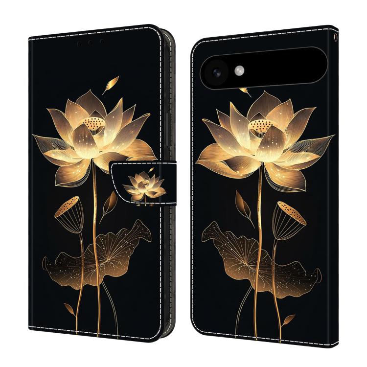 Capa de Telemóvel em Pele Vegana Pintada com Efeito Cristalino, Para iPhone Air, Para iPhone 16 Pro Max, Para iPhone 16 Pro, Para iPhone 16