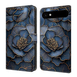Capa de Telemóvel em Pele Vegana Pintada com Efeito Cristalino, Para iPhone Air, Para iPhone 16 Pro Max, Para iPhone 16 Pro, Para iPhone 16