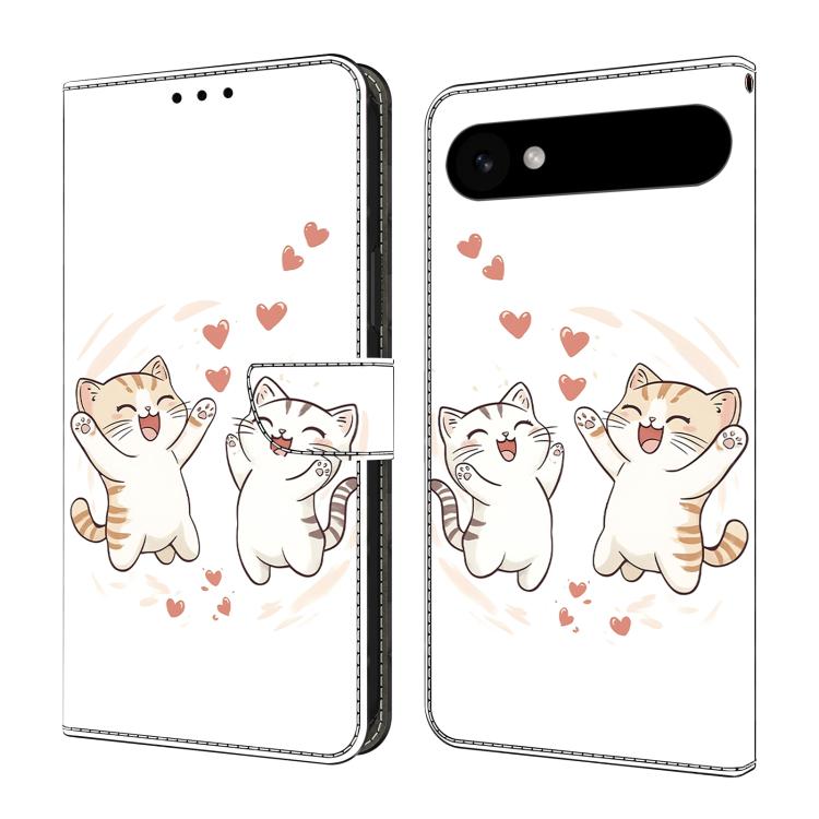 Capa de Telemóvel em Pele Vegana Pintada com Efeito Cristalino, Para iPhone Air, Para iPhone 16 Pro Max, Para iPhone 16 Pro, Para iPhone 16