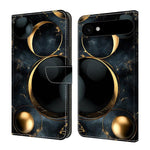Capa de Telemóvel em Pele Vegana Pintada com Efeito Cristalino, Para iPhone Air, Para iPhone 16 Pro Max, Para iPhone 16 Pro, Para iPhone 16