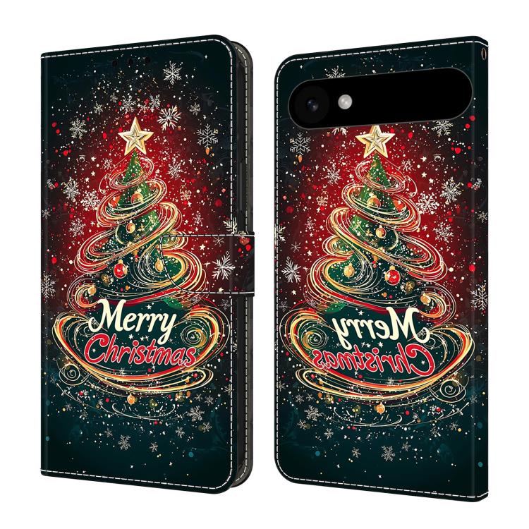Capa de Telemóvel em Pele Vegana Pintada com Efeito Cristalino, Para iPhone Air, Para iPhone 16 Pro Max, Para iPhone 16 Pro, Para iPhone 16