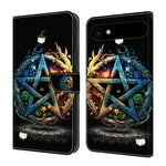 Capa de Telemóvel em Pele Vegana Pintada com Efeito Cristalino, Para iPhone Air, Para iPhone 16 Pro Max, Para iPhone 16 Pro, Para iPhone 16