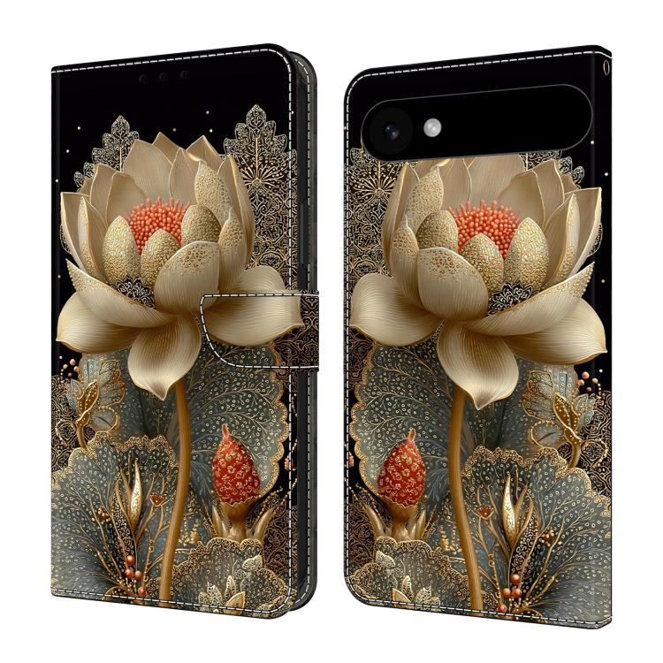Capa de Telemóvel em Pele Vegana Pintada com Efeito Cristalino, Para iPhone Air, Para iPhone 16 Pro Max, Para iPhone 16 Pro, Para iPhone 16