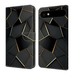 Capa de Telemóvel em Pele Vegana Pintada com Efeito Cristalino, Para iPhone Air, Para iPhone 16 Pro Max, Para iPhone 16 Pro, Para iPhone 16