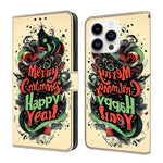 Capa de Telemóvel em Pele Vegana Pintada com Efeito Cristalino, Para iPhone Air, Para iPhone 16 Pro Max, Para iPhone 16 Pro, Para iPhone 16