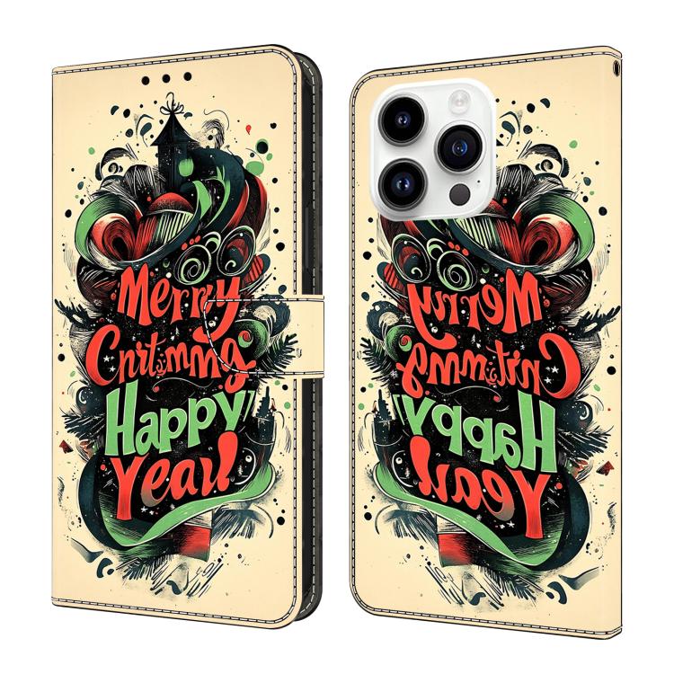 Capa de Telemóvel em Pele Vegana Pintada com Efeito Cristalino, Para iPhone Air, Para iPhone 16 Pro Max, Para iPhone 16 Pro, Para iPhone 16