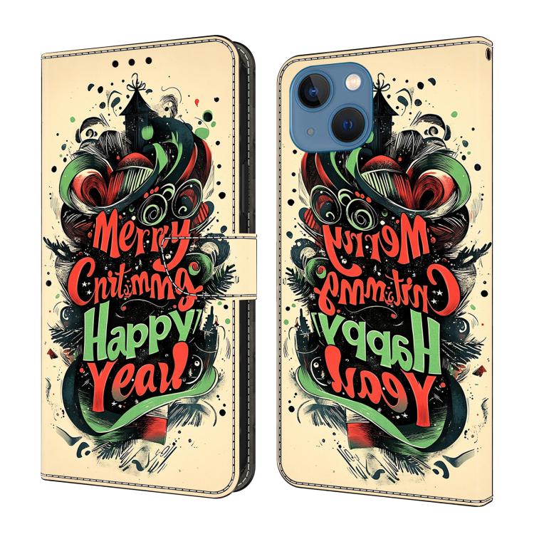 Capa de Telemóvel em Pele Vegana Pintada com Efeito Cristalino, Para iPhone 15 Pro Max, Para iPhone 15 Pro, Para iPhone 14 / 13, Para iPhone 14 Pro