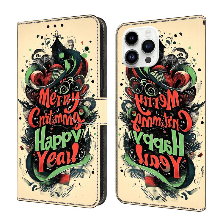 Capa de Telemóvel em Pele Vegana Pintada com Efeito Cristalino, Para iPhone 15 Pro Max, Para iPhone 15 Pro, Para iPhone 14 / 13, Para iPhone 14 Pro