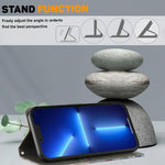 Capa de Telemóvel em Pele Vegana Pintada com Efeito Cristalino, Para iPhone 17e / 16e, Para iPhone 17 Pro Max, Para iPhone 17 Pro, Para iPhone 17