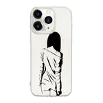 Capa de telemóvel creme IMD com moldura transparente, para iPhone 11 Pro Max, para iPhone 11, para iPhone 11 Pro, para iPhone X / XS, para iPhone XR, para iPhone XS Max, para iPhone 8 Plus / 7 Plus