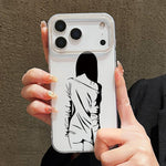 Capa de telemóvel creme IMD com moldura transparente, para iPhone 11 Pro Max, para iPhone 11, para iPhone 11 Pro, para iPhone X / XS, para iPhone XR, para iPhone XS Max, para iPhone 8 Plus / 7 Plus