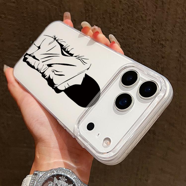 Capa de telemóvel creme IMD com moldura transparente, para iPhone 11 Pro Max, para iPhone 11, para iPhone 11 Pro, para iPhone X / XS, para iPhone XR, para iPhone XS Max, para iPhone 8 Plus / 7 Plus