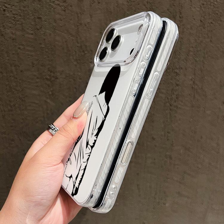 Capa de telemóvel creme IMD com moldura transparente, para iPhone 11 Pro Max, para iPhone 11, para iPhone 11 Pro, para iPhone X / XS, para iPhone XR, para iPhone XS Max, para iPhone 8 Plus / 7 Plus