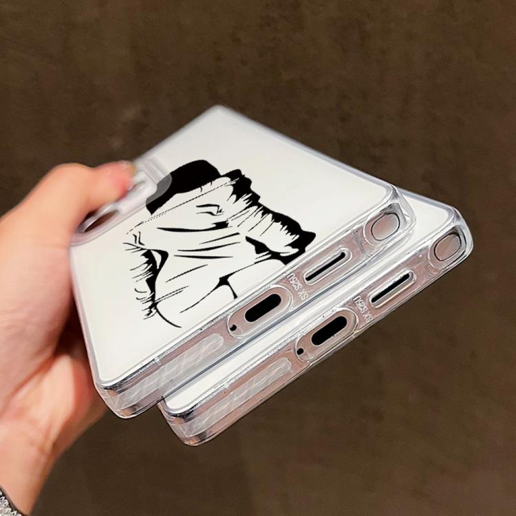 Capa de telemóvel creme IMD com moldura transparente, para iPhone 11 Pro Max, para iPhone 11, para iPhone 11 Pro, para iPhone X / XS, para iPhone XR, para iPhone XS Max, para iPhone 8 Plus / 7 Plus